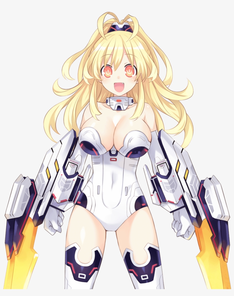 Yellow Heart Rebirth3 - Hyperdimension Neptunia Peashy Yellow Heart, transparent png #8449568