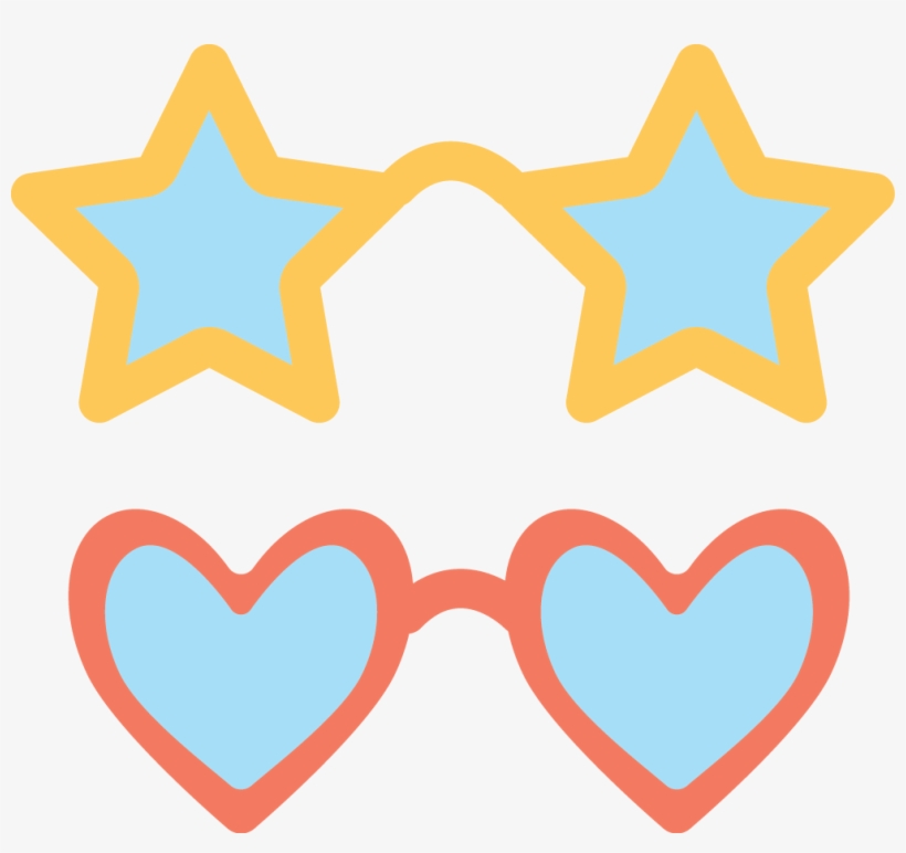 Star Heart, transparent png #8449766