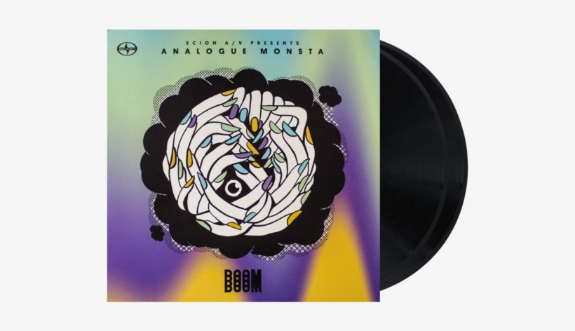 [blem] Analogue Monsta 'boom' 2 Lp 10" Vinyl - Graphic Design, transparent png #8450109