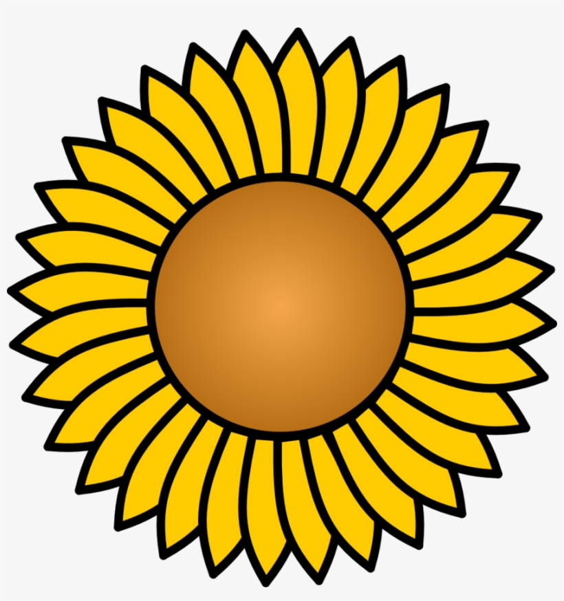 Sunflower Vector Clipart Best Clipart Best - American Racing Turbine Wheels, transparent png #8450498