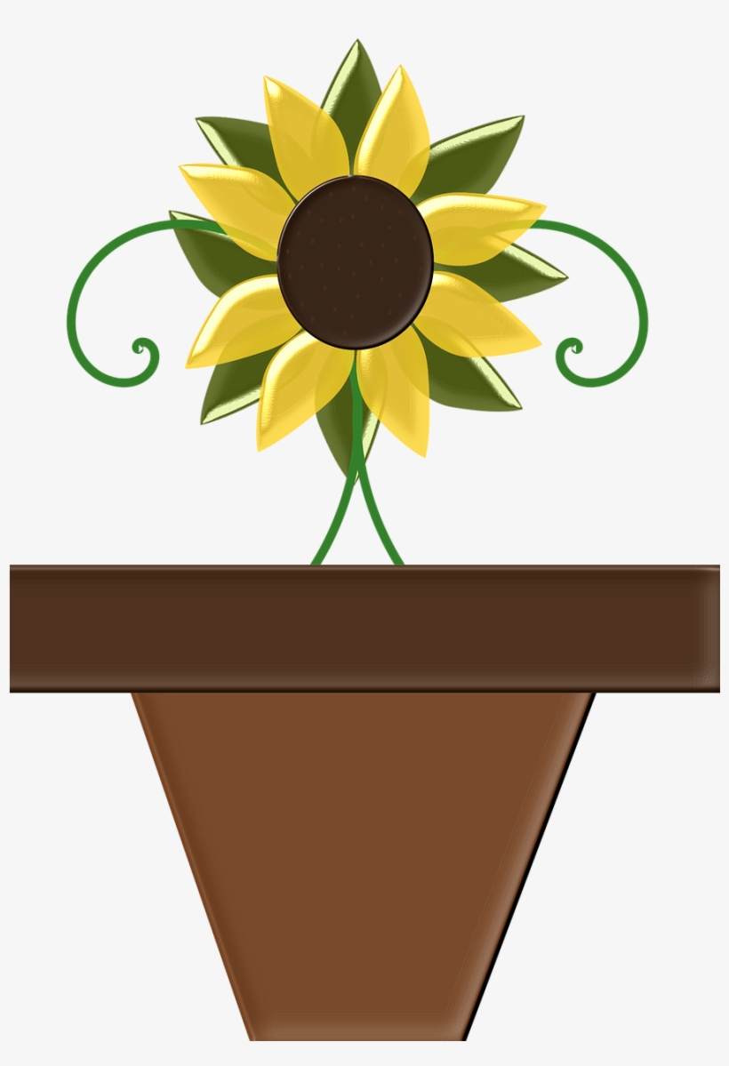 Sunflower,flower Vector Graphics,free - Clip Art, transparent png #8450562