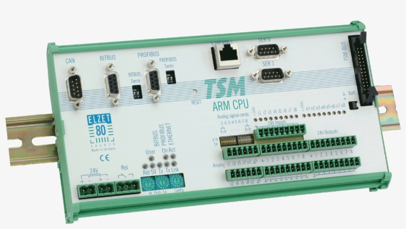"tsm-armcpu With I/o, Can And Profibus" - Electronic Component, transparent png #8450587