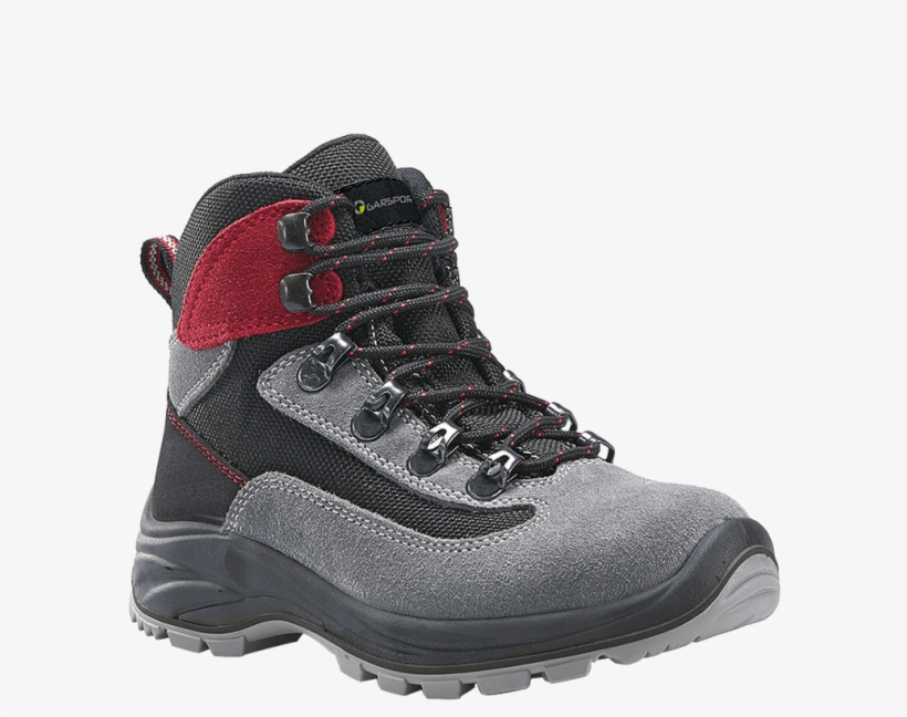 Scarpone Escursionismo Ragazzo Dublin Tex Grigio Rosso - Hiking Shoe, transparent png #8451340