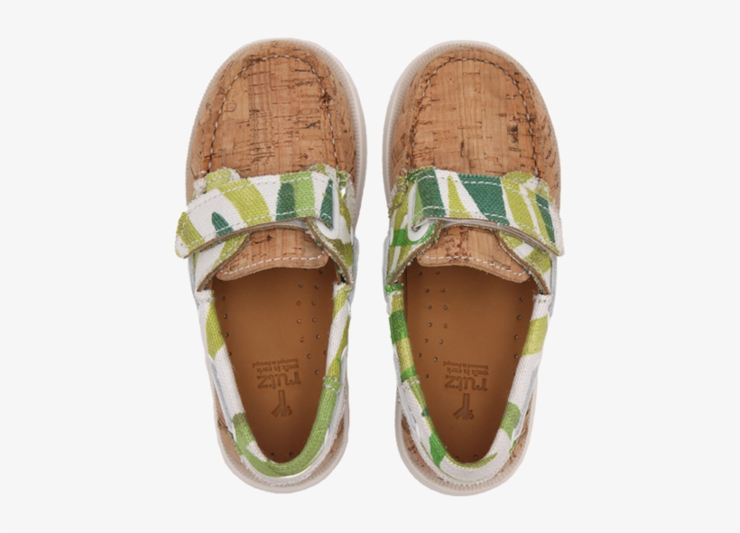 Kids Boat Shoe <br> Natural / White - Slip-on Shoe, transparent png #8451618
