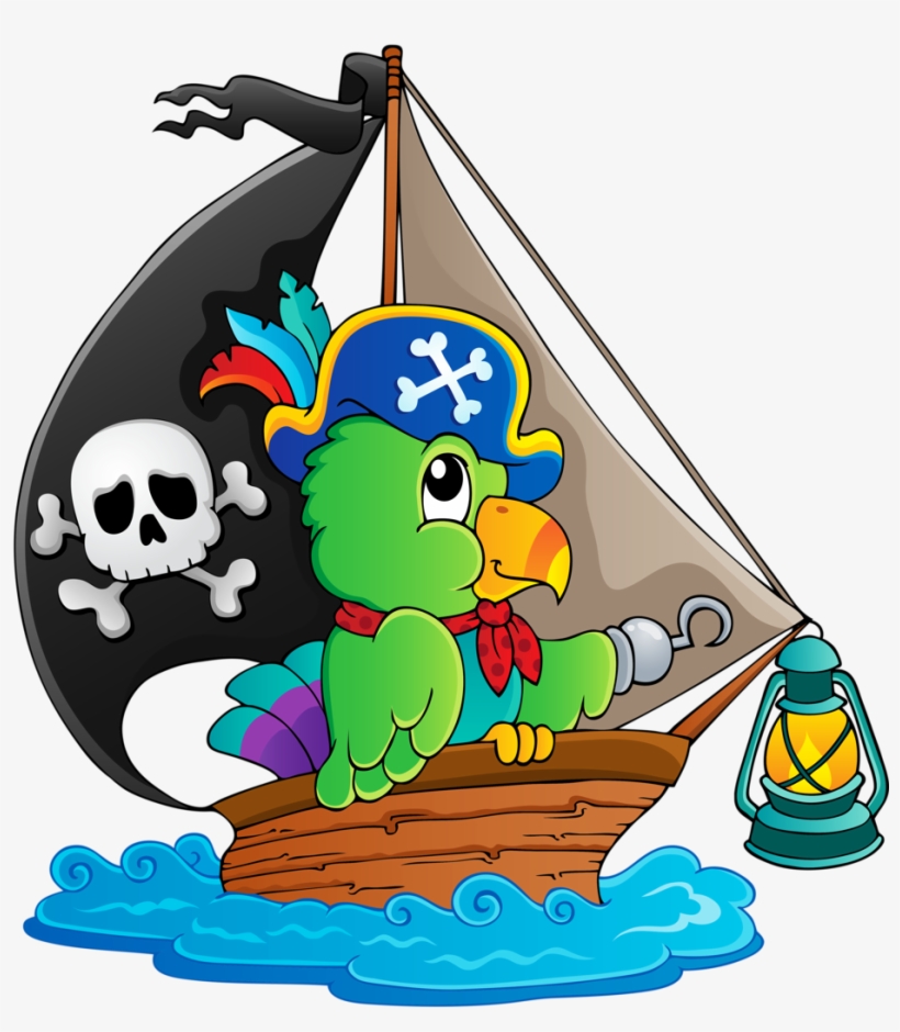 Pirate Parrot - Piracy, transparent png #8451641