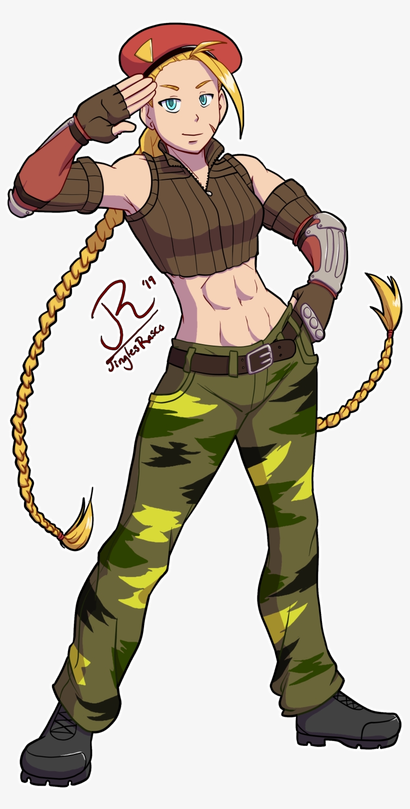 [fanart] I Draw Cammy Once A Year, Here's My Latest - Cartoon, transparent png #8452472