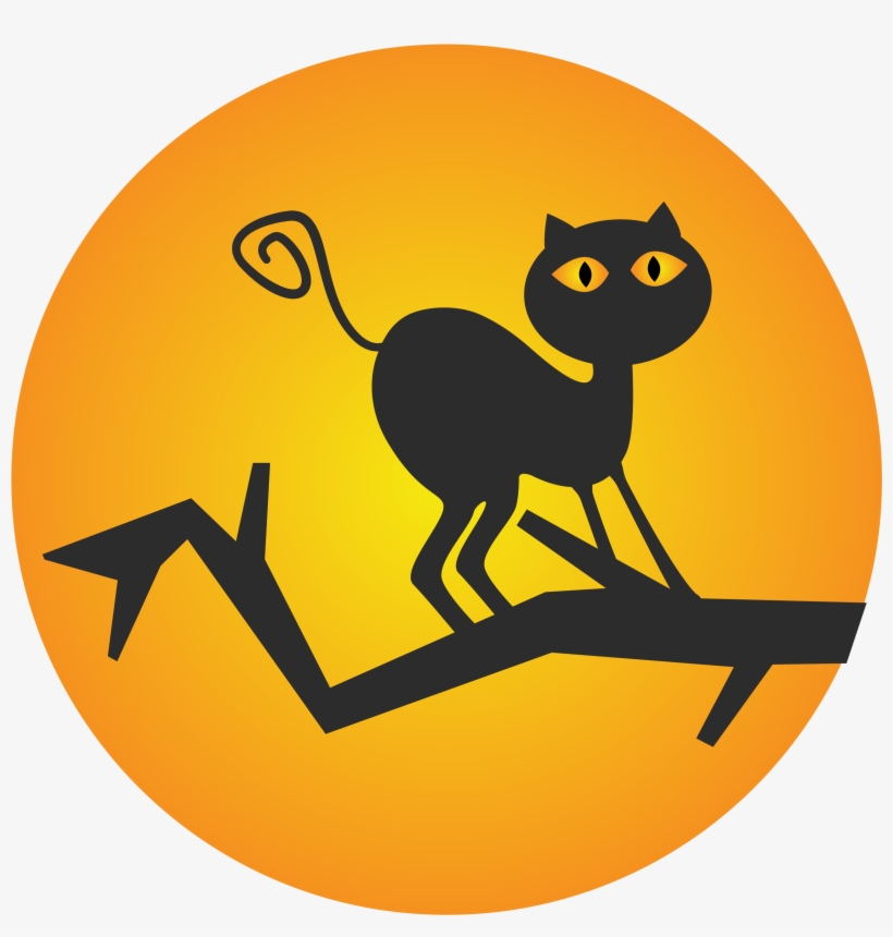 Black Cat, transparent png #8454430