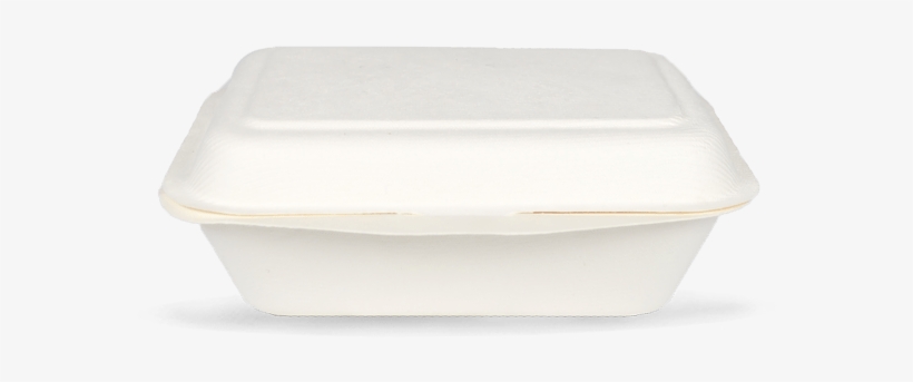 White Clamshell Takeout Container - Lid, transparent png #8454604