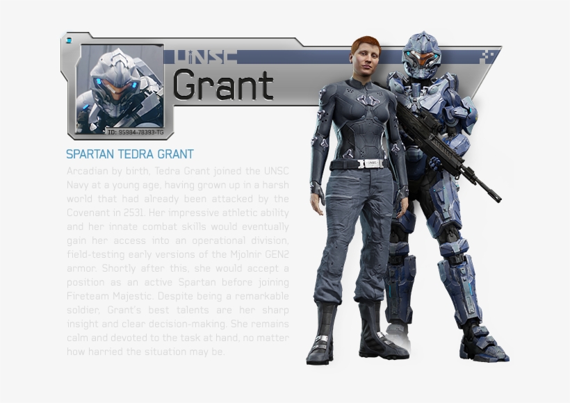 Halo Waypoint Spartan Ops Majestic Bio Grant - Majestic Halo, transparent png #8454644