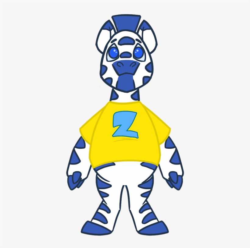 Zed The Zebra - Cartoon, transparent png #8454822