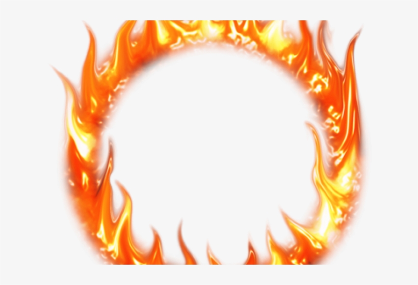 Drawn Ring Flame - Transparent Fire Ring Png, transparent png #8454979