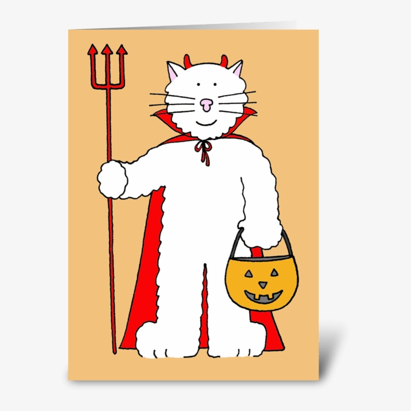Halloween Cat With Pumpkin Lantern - Cat Yawns, transparent png #8455020