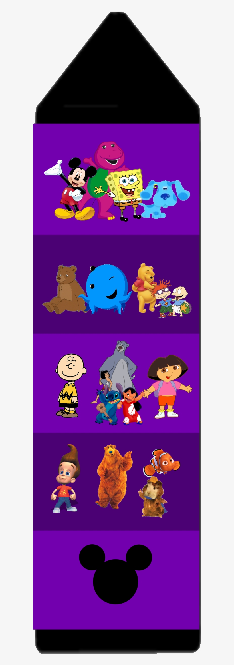 Purple Drawing Crayon Blues Clues And Mickeys Clues - Blues Clues Green Crayon, transparent png #8455277