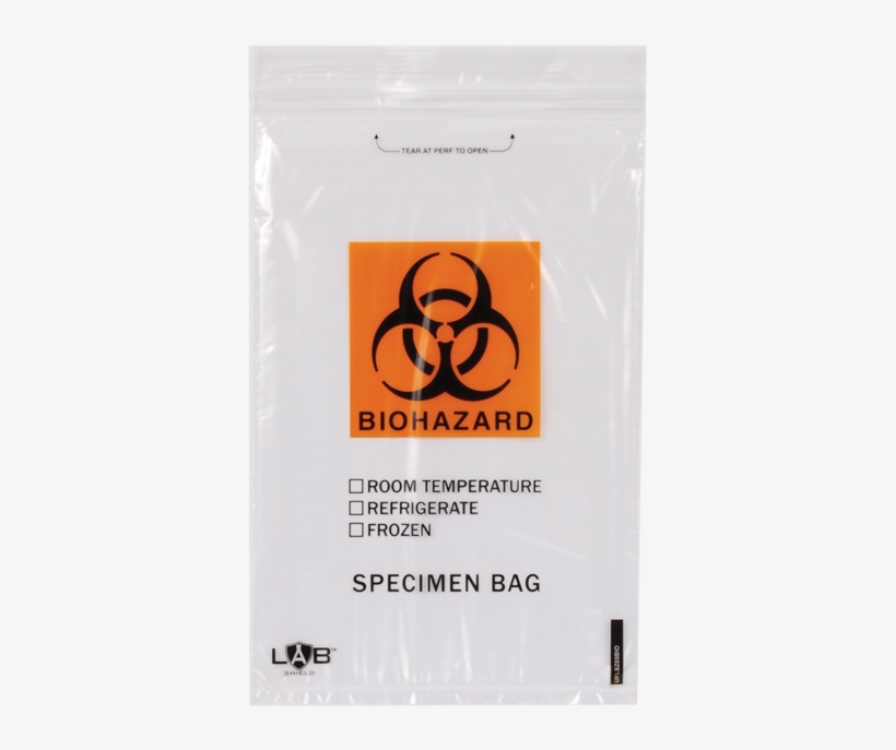 2wallzipperspecimenbag 8 - Biohazard Symbol, transparent png #8455420