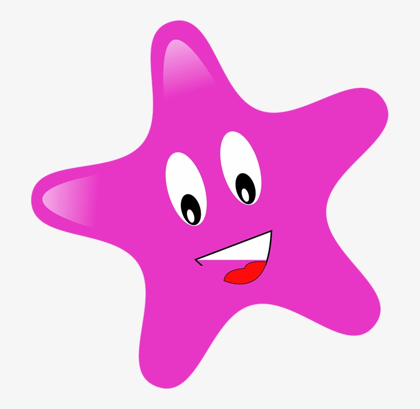 Starfish Clipart Gambar - Stars Clip Arts, transparent png #8455568