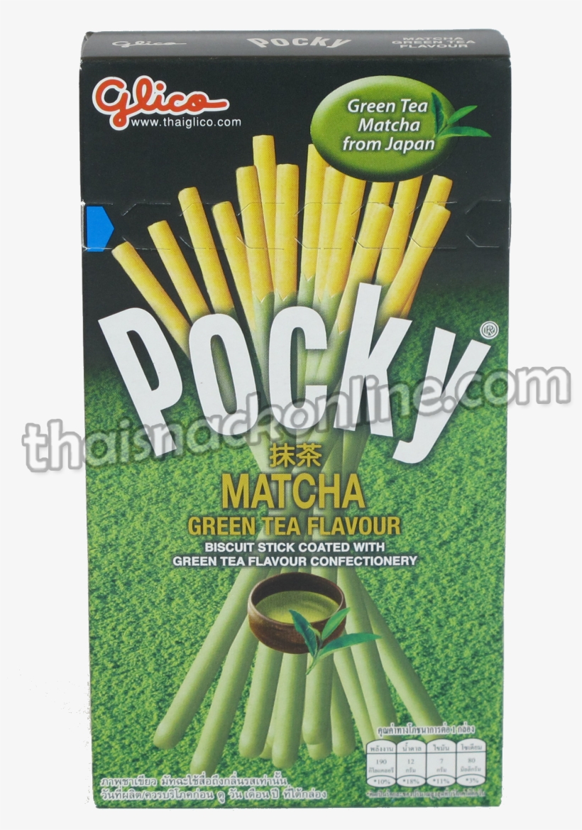 Biscuit Stick Green Tea - Label Halal Pocky, transparent png #8455834
