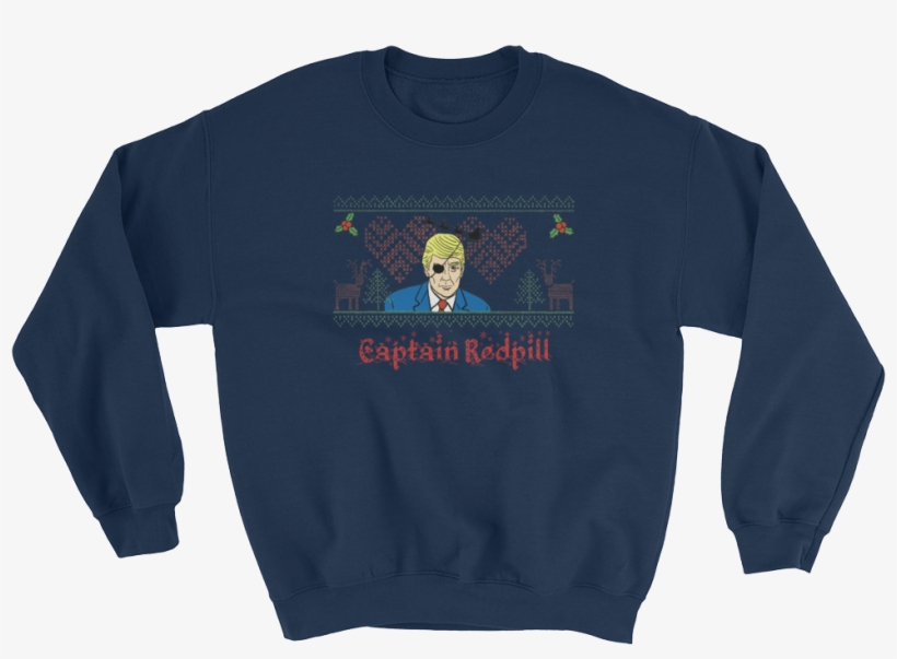 Captain Redpill Christmas Sweatshirt - Schrute Farms Bed And Breakfast Shirt, transparent png #8456331