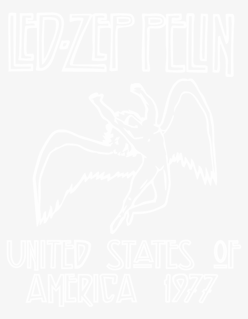 Asley Simpson Led Zeppelin - Led Zeppelin Logo 1977, transparent png #8456441