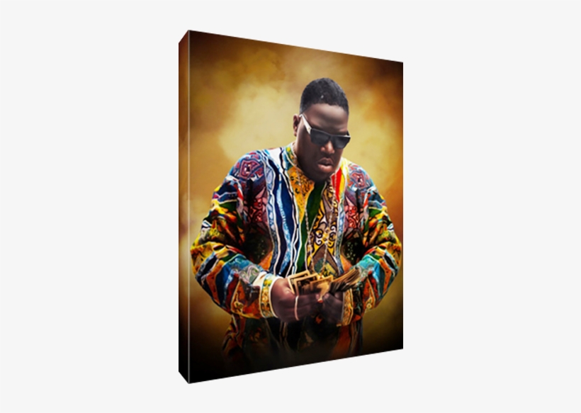 Details About Notorious Big Biggie Smalls Hustling - Biggie Smalls Counting Money Poster, transparent png #8456805