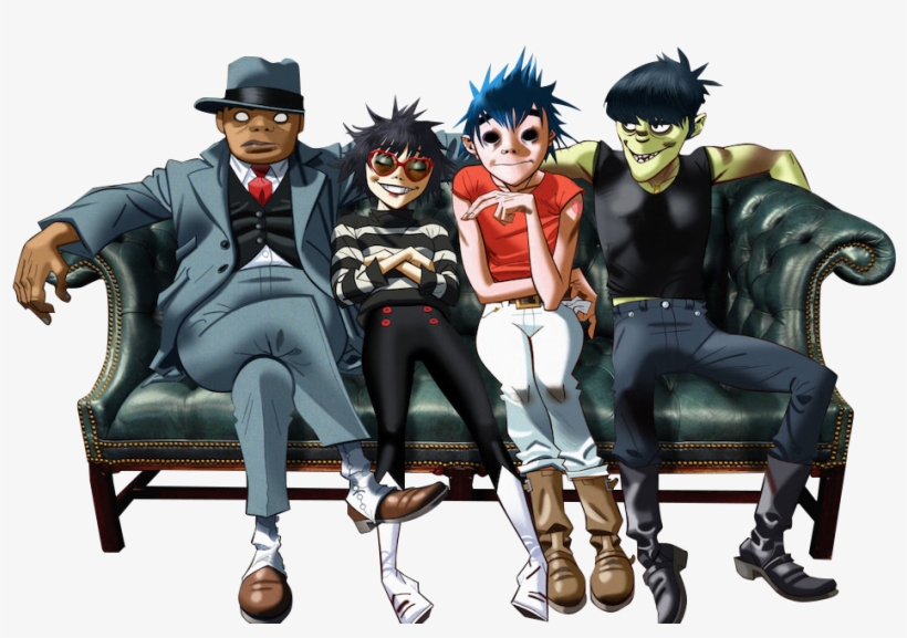 Gorillaz - Gorillaz Band, transparent png #8457082