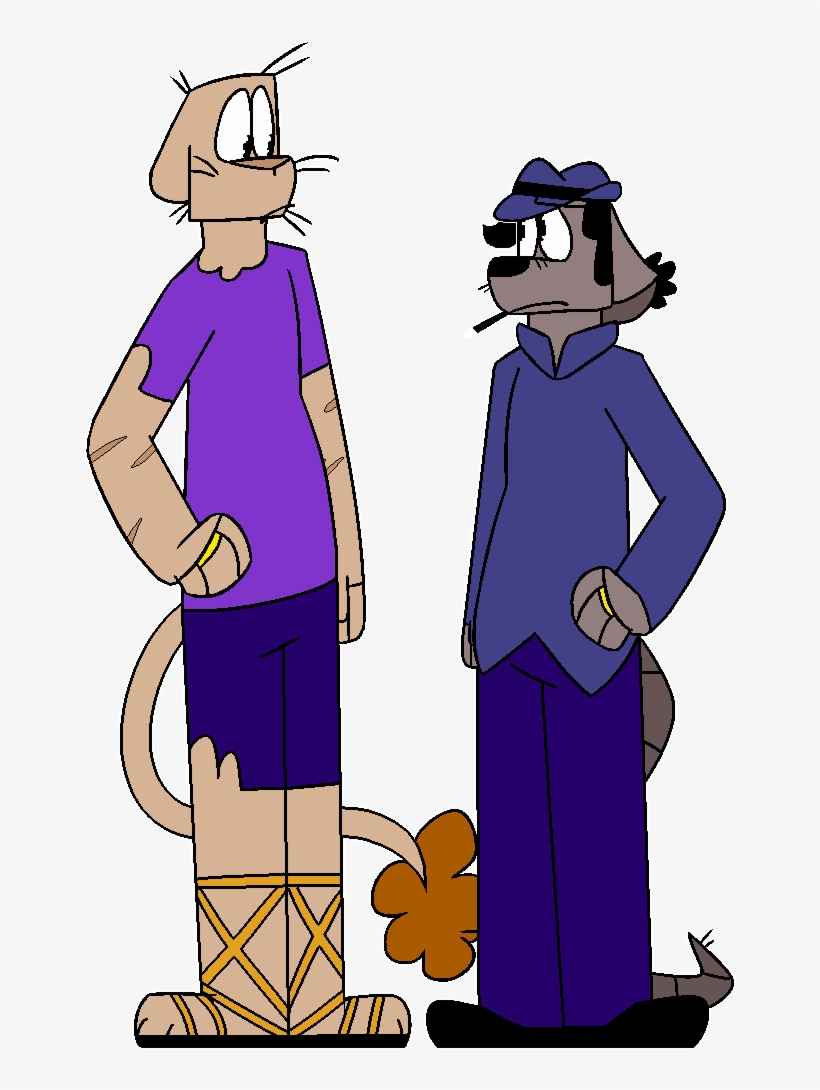 Biggie & Itchy - Cartoon, transparent png #8457325