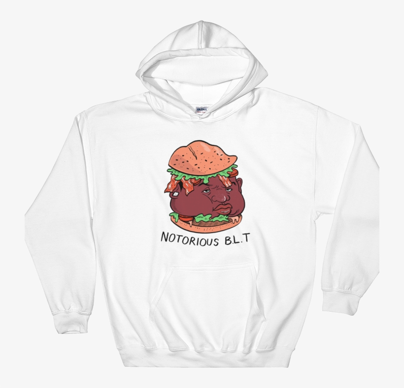 Notorious Blt Hoodie - Sweatshirt, transparent png #8457450