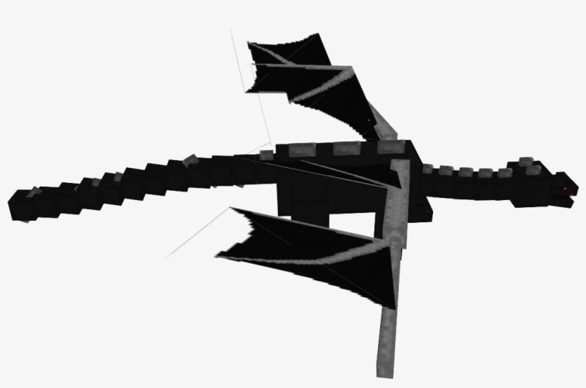 Minecraft Ender Dragon Cake Minecraft Papercraft Ironminecraft - Monochrome, transparent png #8457691