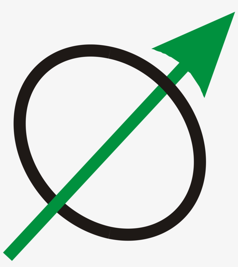 Arrow Through Ring - Through Arrow, transparent png #8458116
