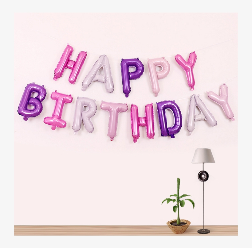 Happy Birthday Letter Party Decoration Can Be Hung - Toy, transparent png #8458289