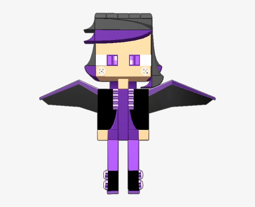 Ender Dragon Girl Minecraft Skin