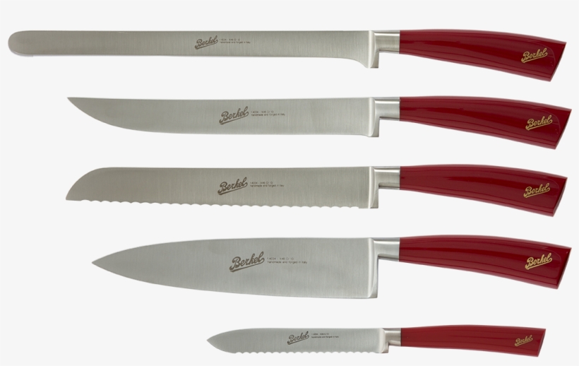 Elegance Chef Set Of 5 Knives - Kitchen Knife, transparent png #8458749