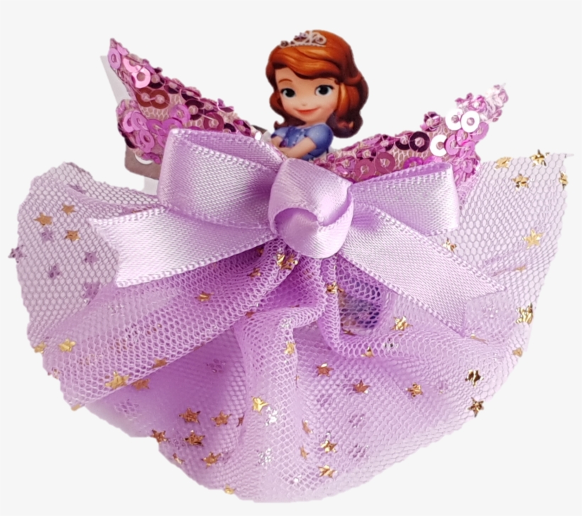 2nos Cute Handmade Hair Clip, Purple Color, Princess - Doll, transparent png #8459019