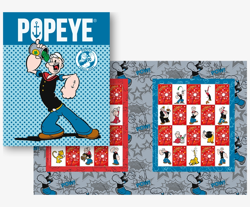 Popeye Stamp Pack, transparent png #8459171