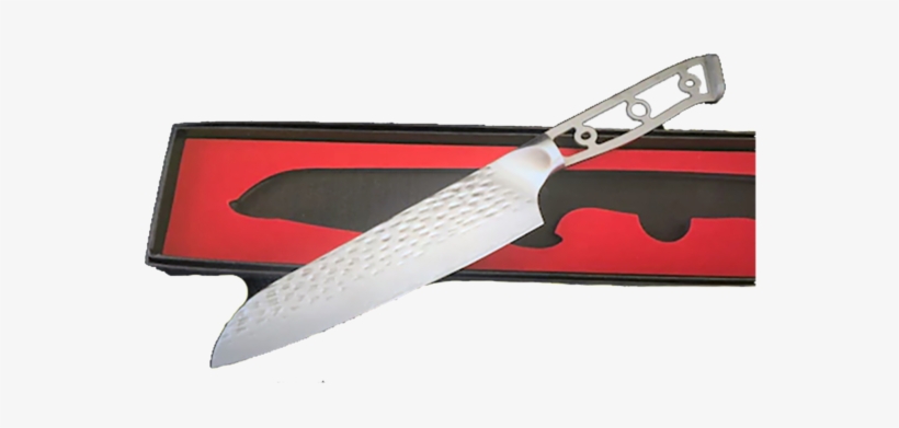 Sanuku Vg10 Santoku San Mai Damascus Chef Knife Blank - Utility Knife, transparent png #8459205
