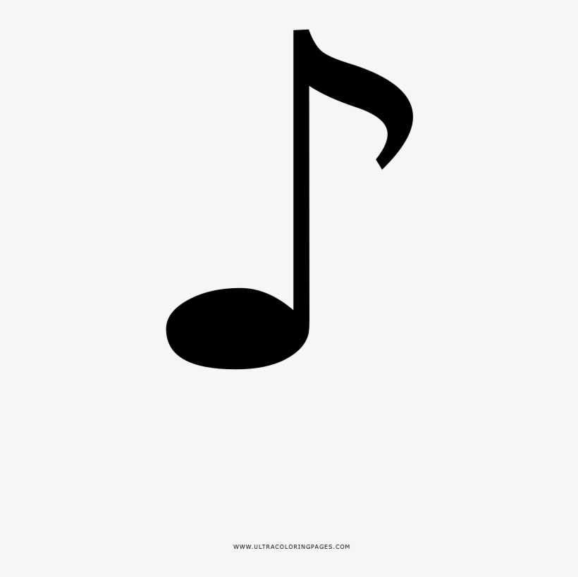 Nota-musical Página Para Colorear - Circular Music Icon Png, transparent png #8459376