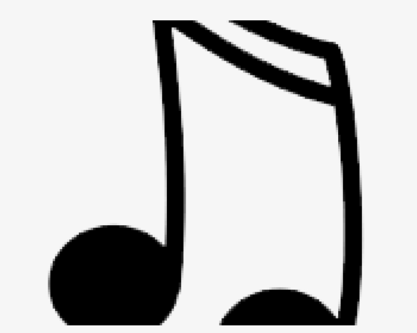 1485236770 Nota - Music Note Clipart Black And White, transparent png #8459542