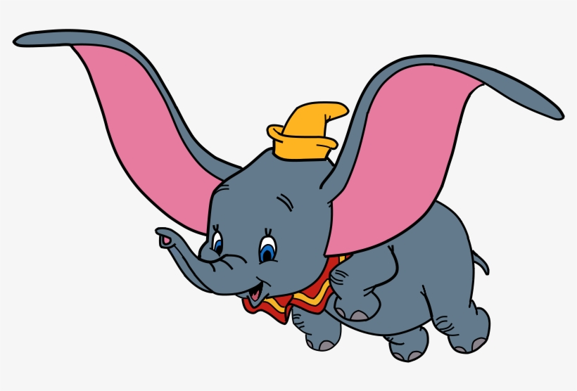 Old Roommate's Birthday Drawing - Dumbo Clipart, transparent png #8459647