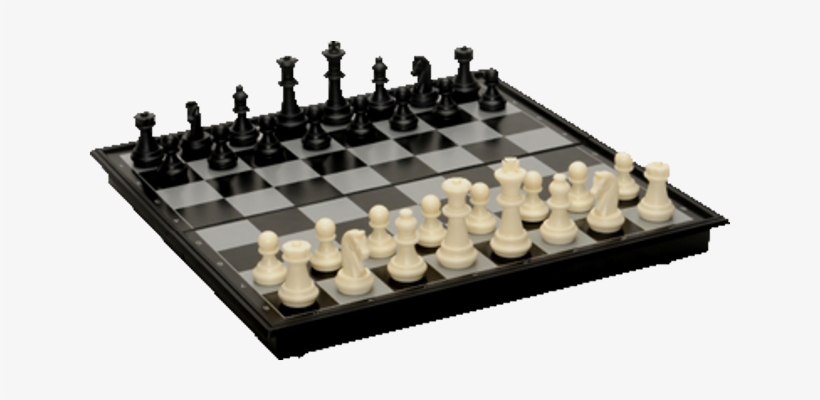 Magnetic Chess Set - Chess Set Board Png, transparent png #8459853