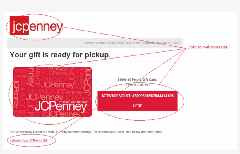 Fake Jcpenney Gift Cards Circulating - New Jcpenney, transparent png #8460044