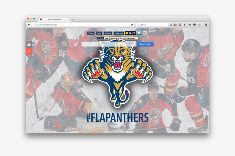 Nhl Florida Panthers New Tabby Brand Thunder, Llc - Florida Panthers, transparent png #8461009