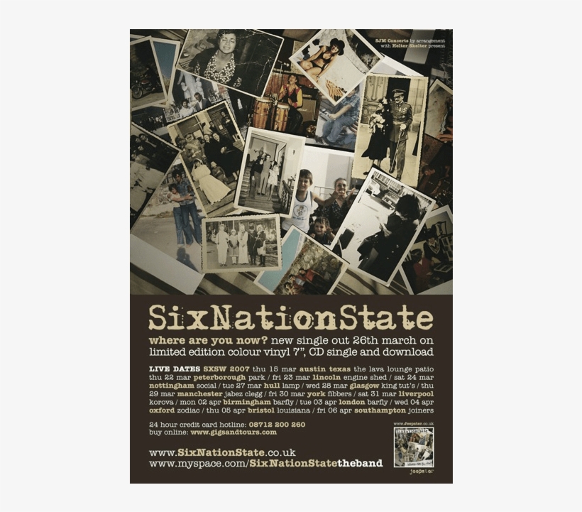 Buy Online Sixnationstate - Flyer, transparent png #8461068