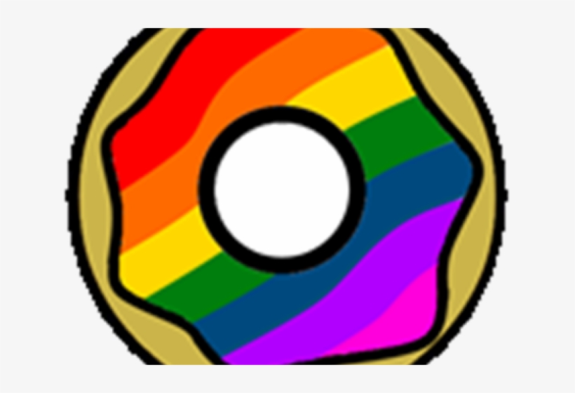 Rainbow Clipart Donut, transparent png #8461231