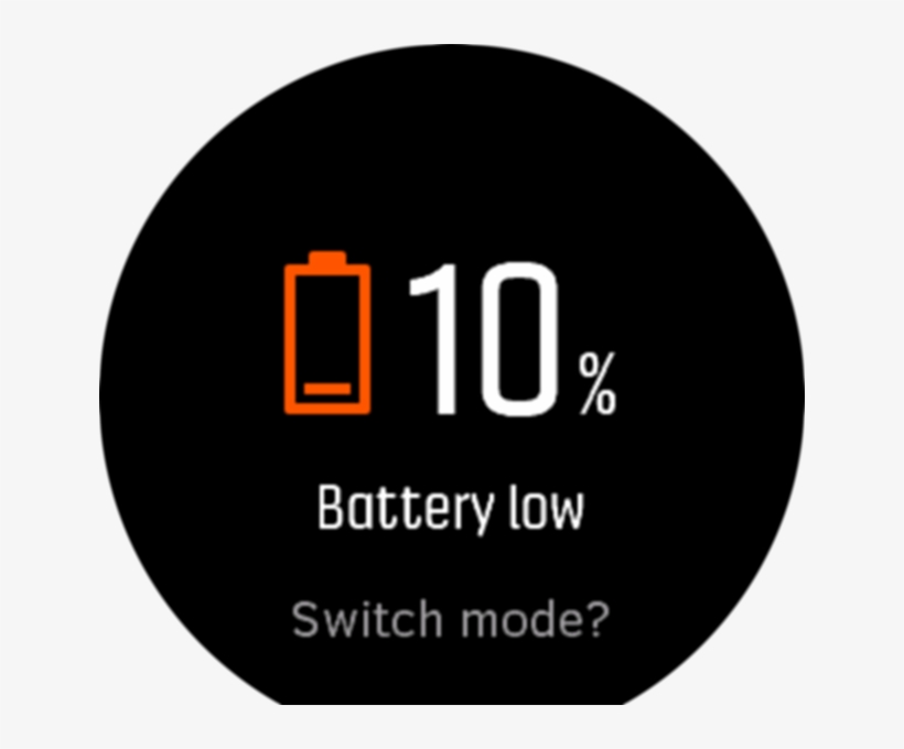 Battery Warning S9 - Circle, transparent png #8461352