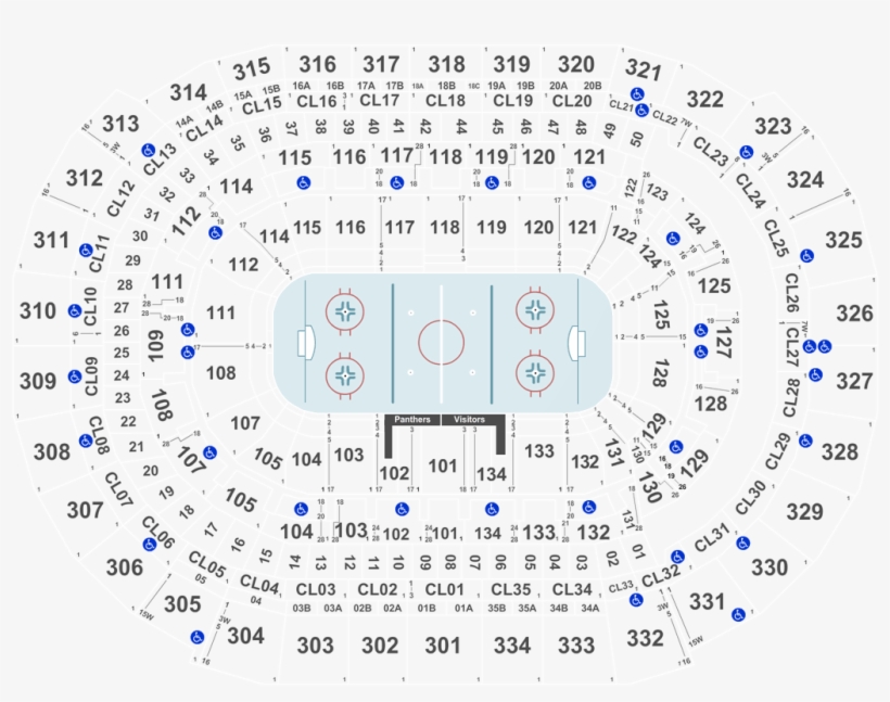 Bb&t Center Section 114, transparent png #8461661