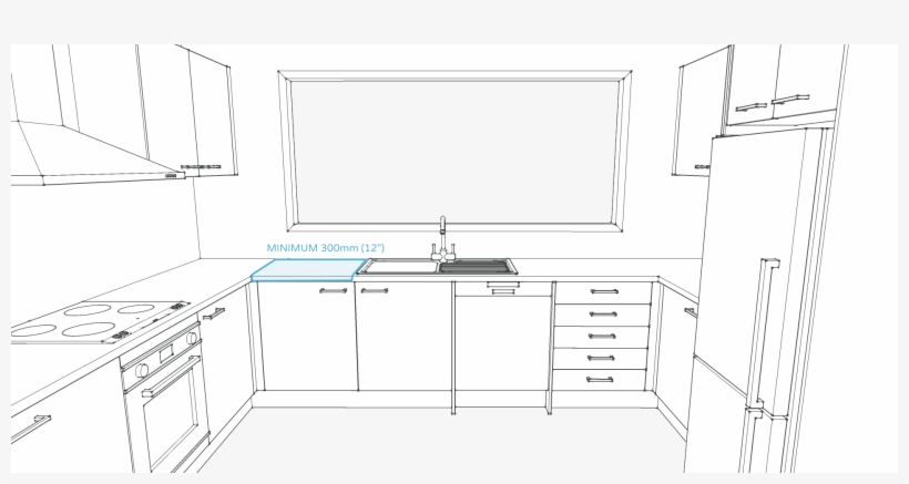 Image Of Kitchen Design Rule - Sink, transparent png #8462597