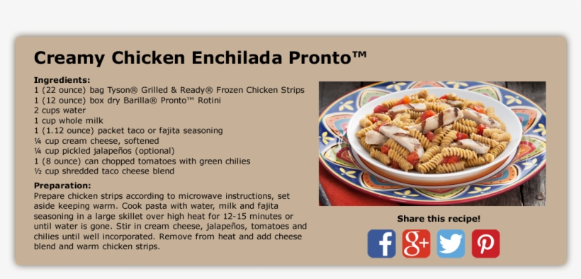 Enchillada Pronto Recipes Pinterest - Pce Engenharia, transparent png #8462609