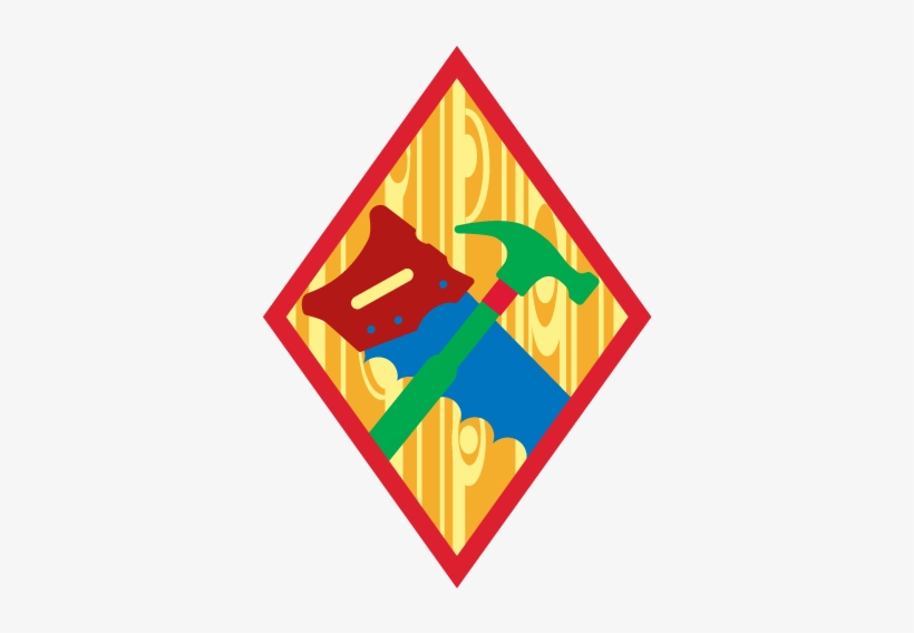 Through Earning This Badge, Add To Your Talents With - Girl Scout Woodworking Badge, transparent png #8463431