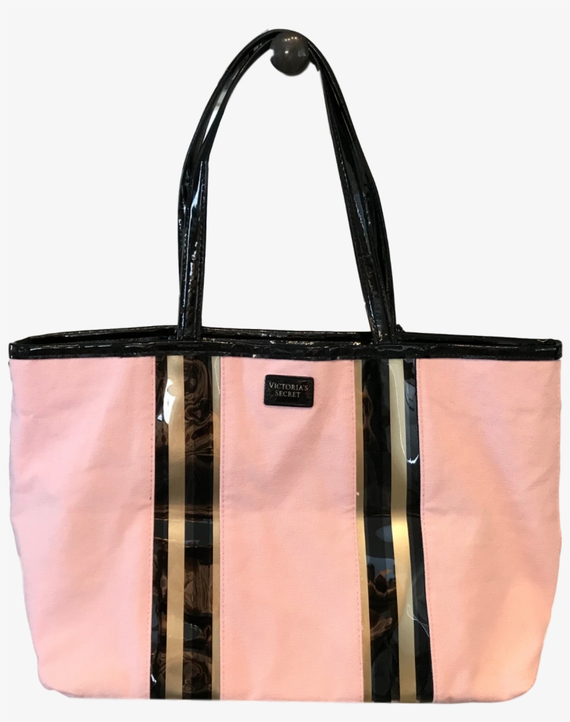Buy Victoria's Secret Blush Pink Striped Large Tote - Tote Bag, transparent png #8464018