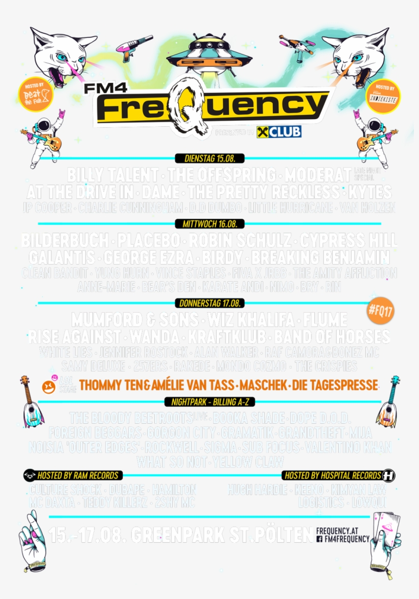 Lineup Desktop V2 - Fm4 Frequency Festival, transparent png #8464489