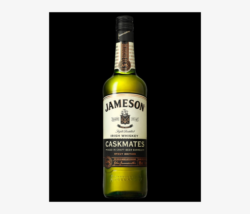 The Whiskey Has Been Finished In Stout-seasoned Casks, - Jameson Irish Whiskey, transparent png #8464727